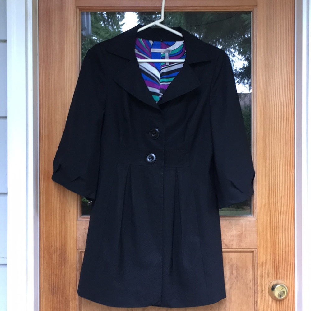 Classique Entier Black Trench Coat